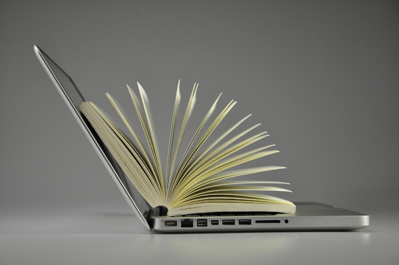 Book and Laptop